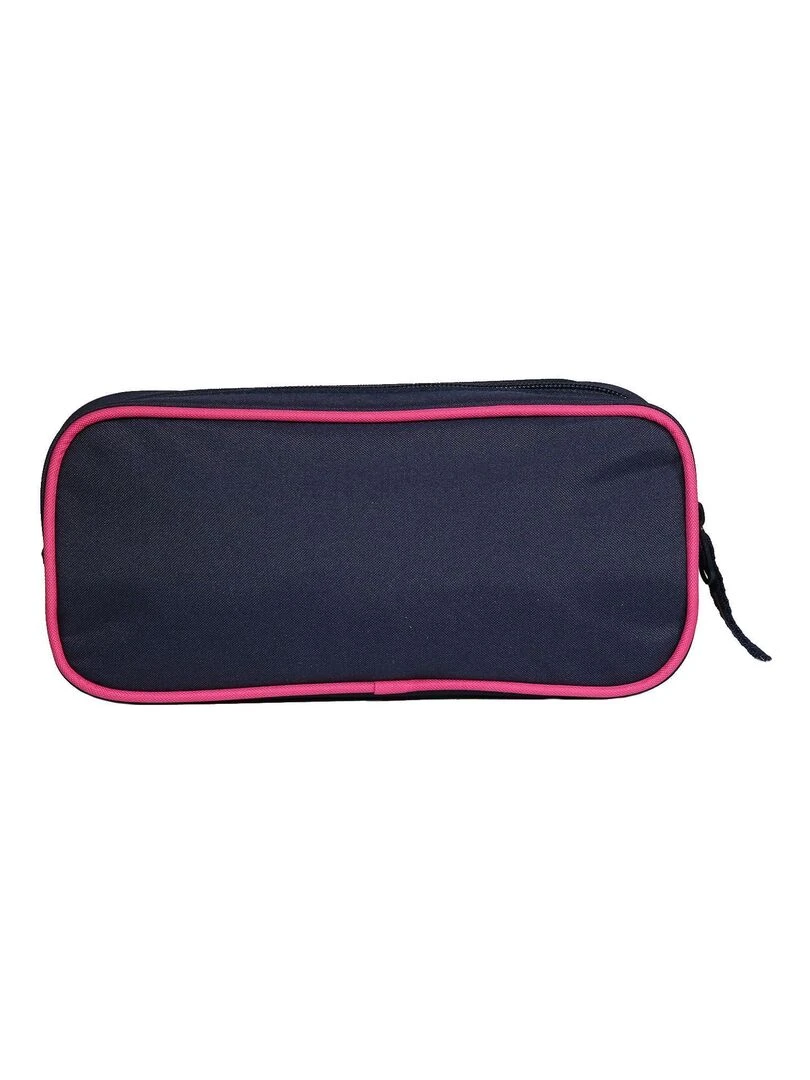 Trousse scolaire rectangulaire Offshore Hibiscus Bleue marine Bagtrotter   Bleu