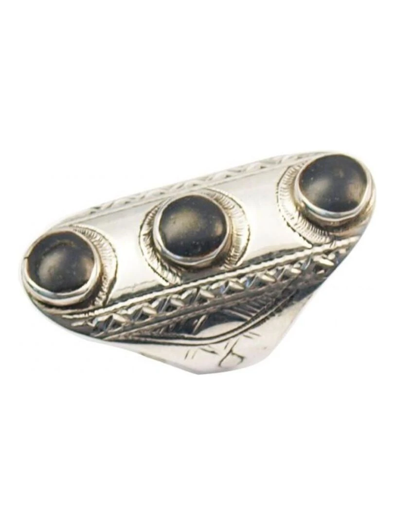 Bague Touareg argent fabrication artisanal Bijoucolor Argent