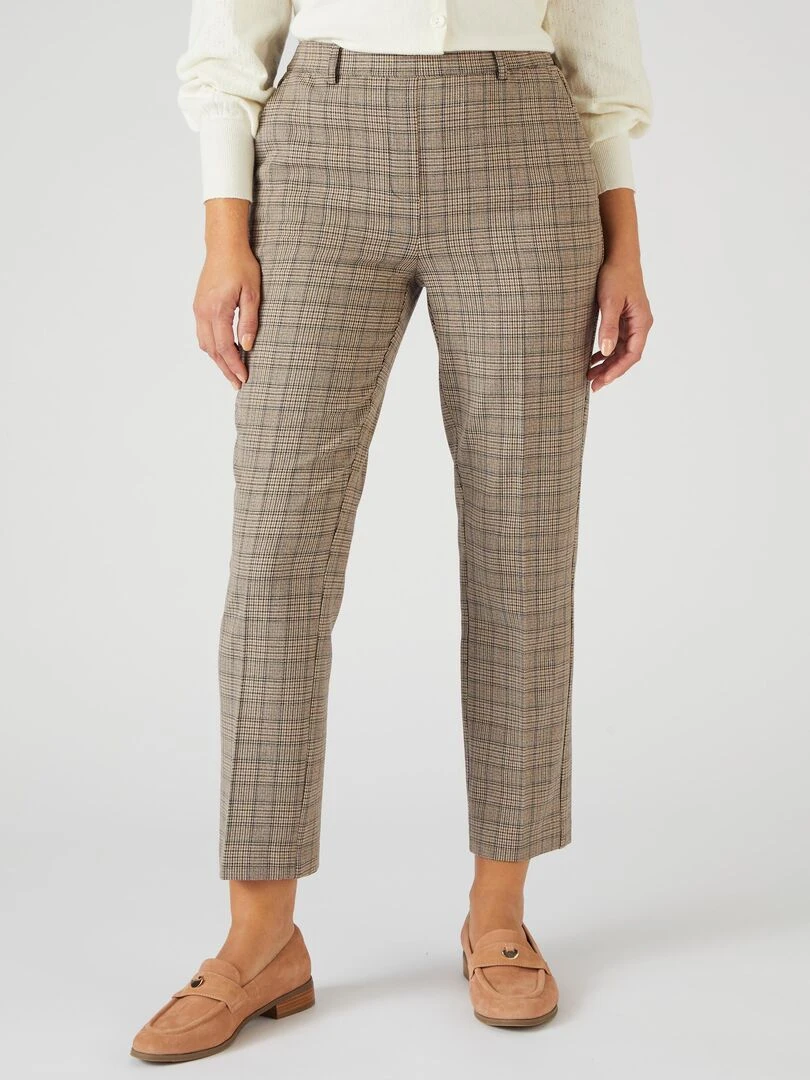 Pantalon 7/8ème enfilable bi stretch Damart Beige