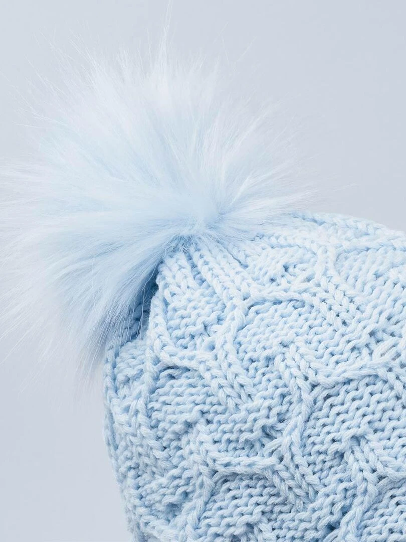 Bonnet Maribel   Made in UE   Bleu ciel