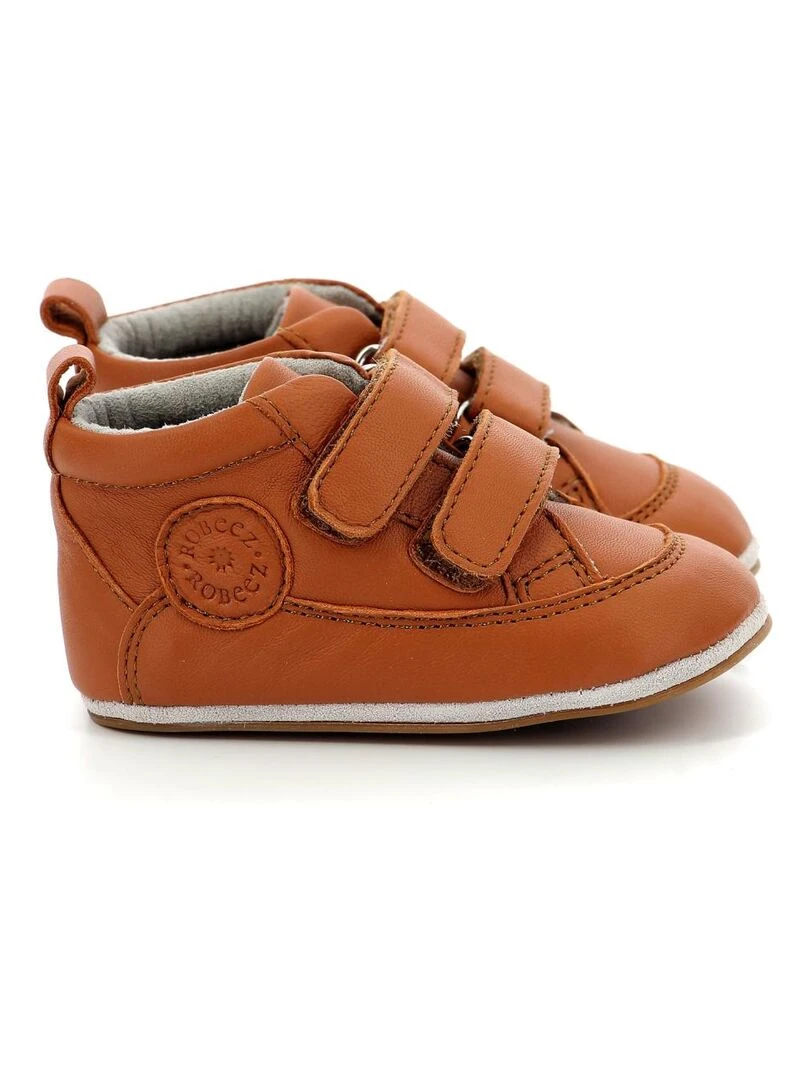 Chaussons Cuir Robycratch   Marron
