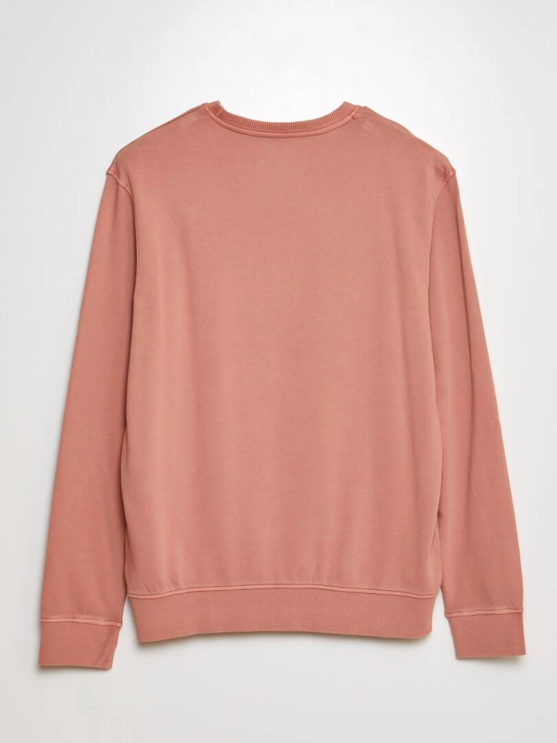 Sweat en molleton   Rose
