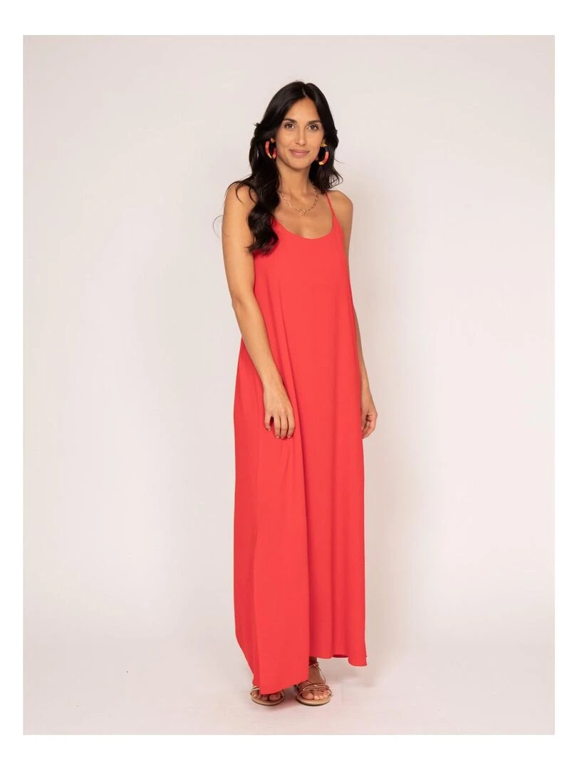 Robe longue IGGY Rouge