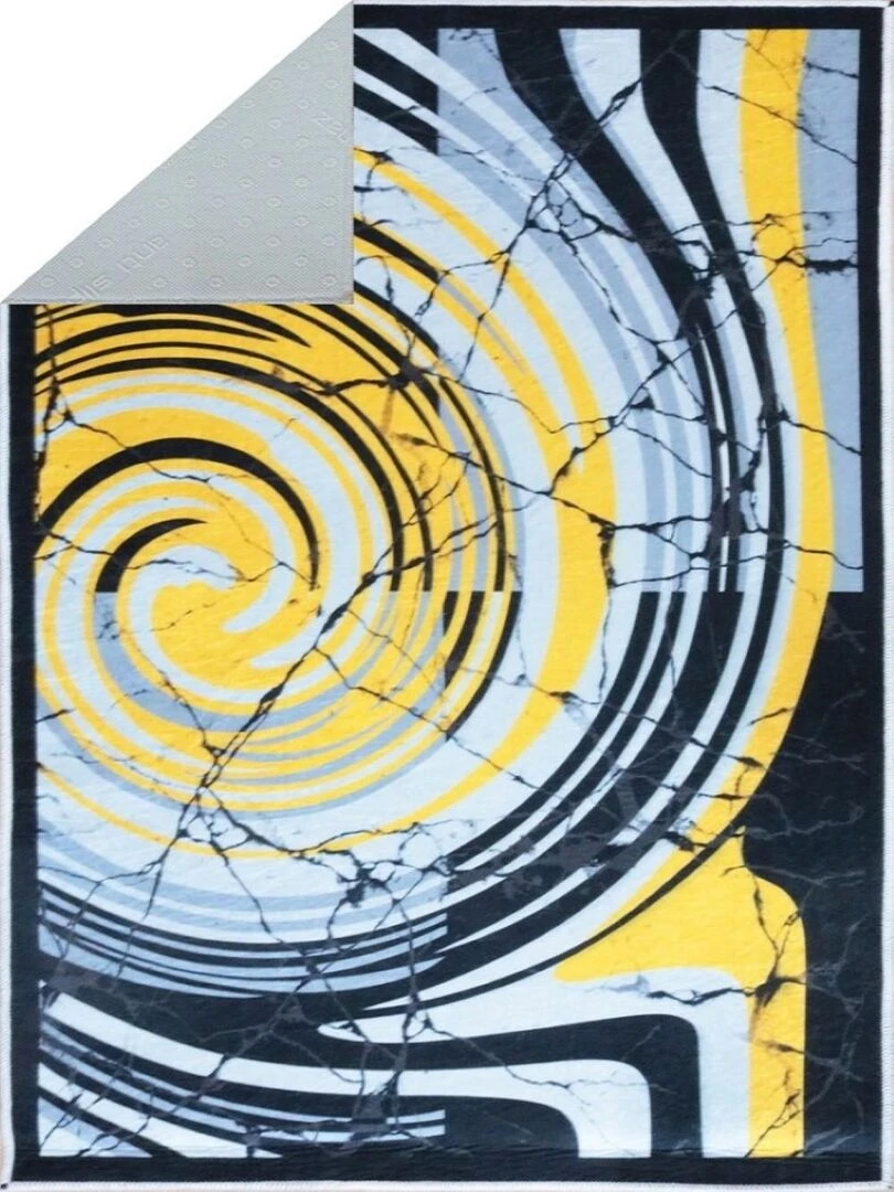 Tapis TOURBILLON Jaune   Jaune