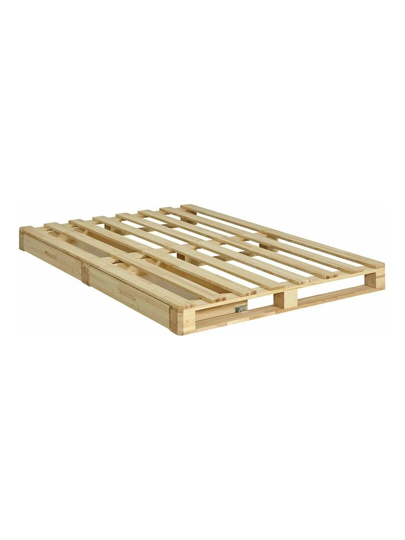 Pack lit palette avec matelas César AKITEN RETAIL Marron