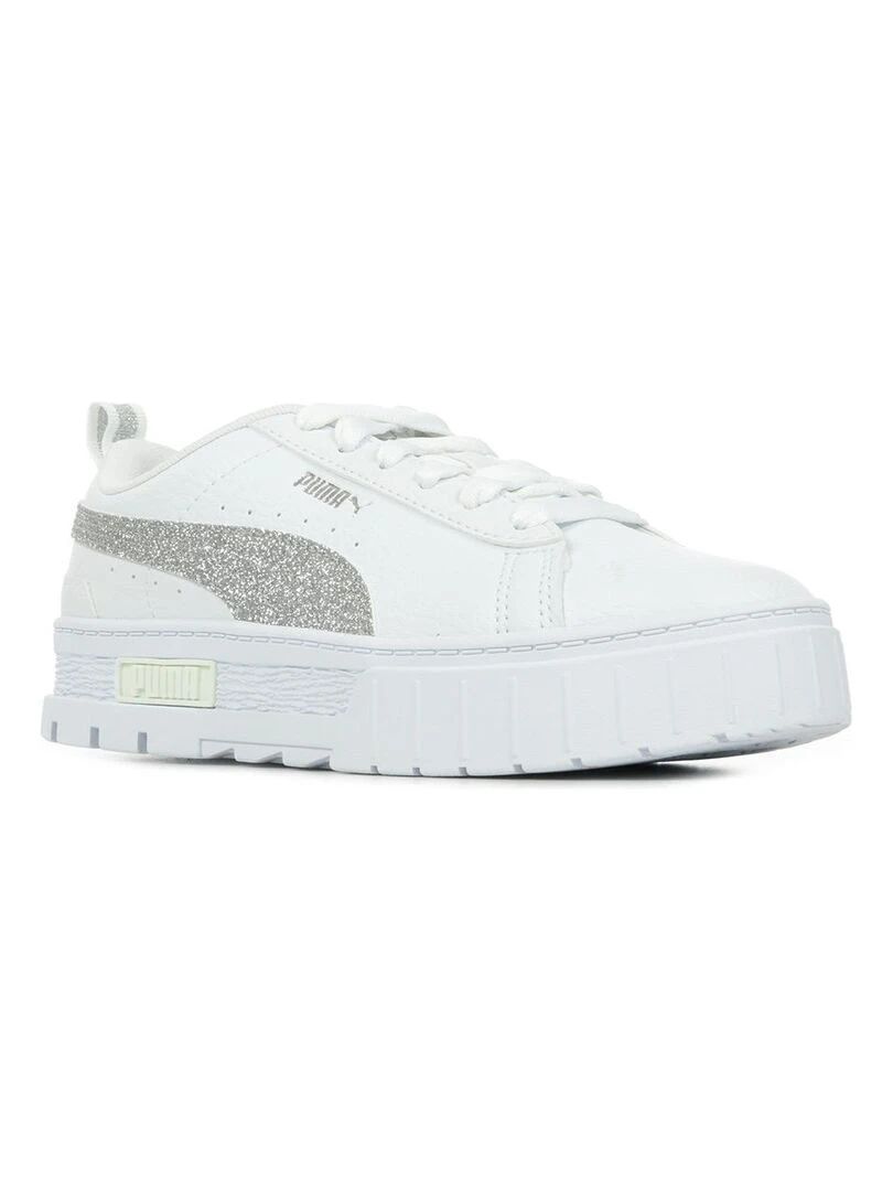 Baskets PUMA Mayze Glitter Ps Blanc
