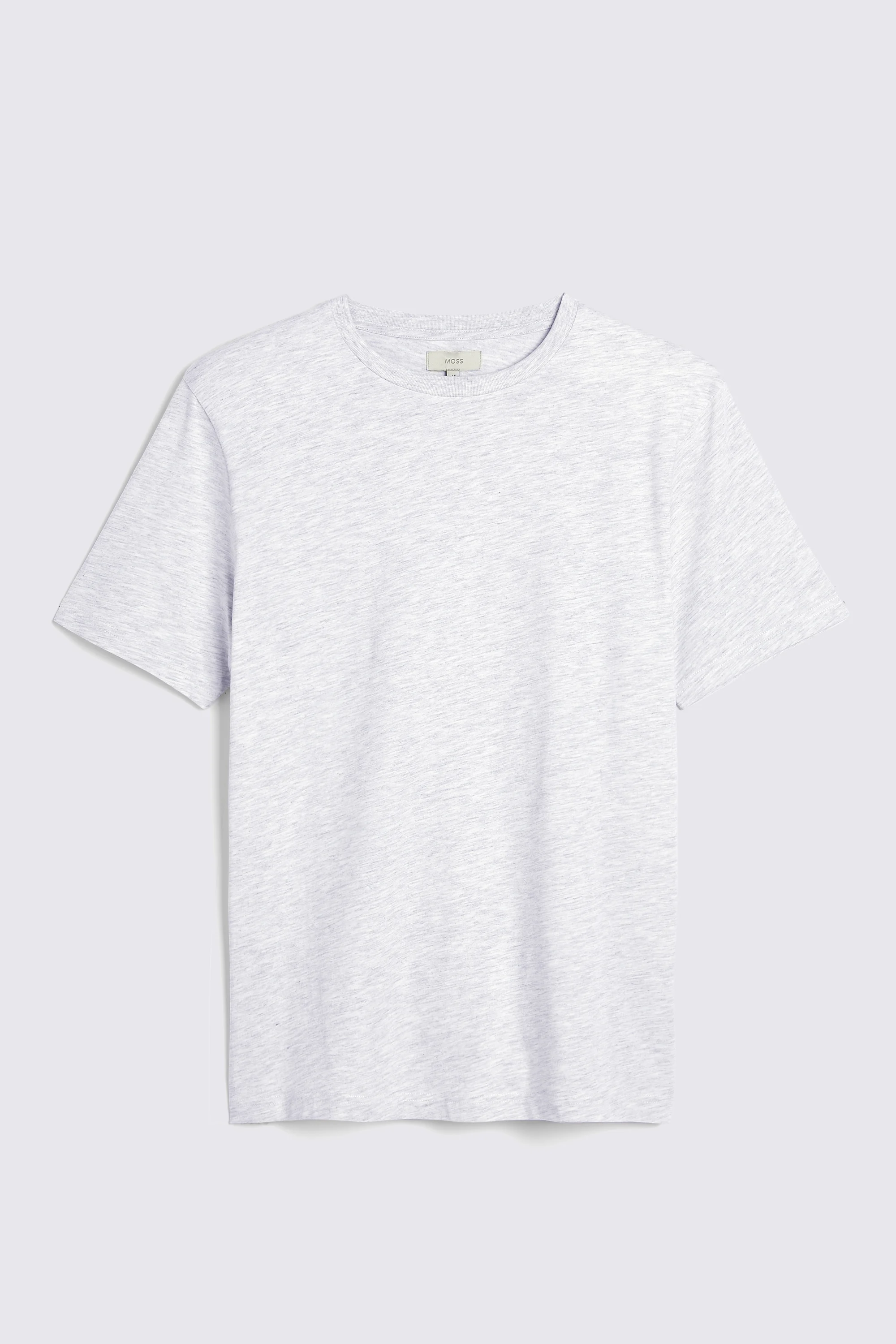 Light Grey Marl Crew Neck T-Shirt   Buy Online at Moss