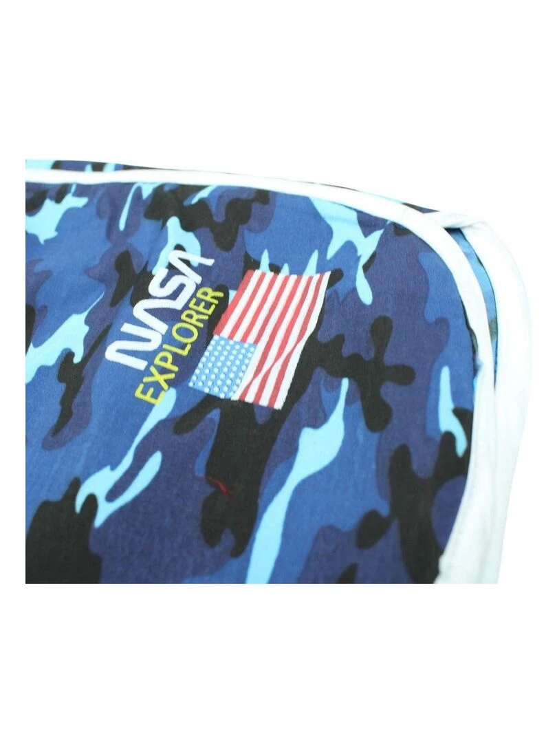 Nasa   Short De Bain homme imprimé logo   Bleu