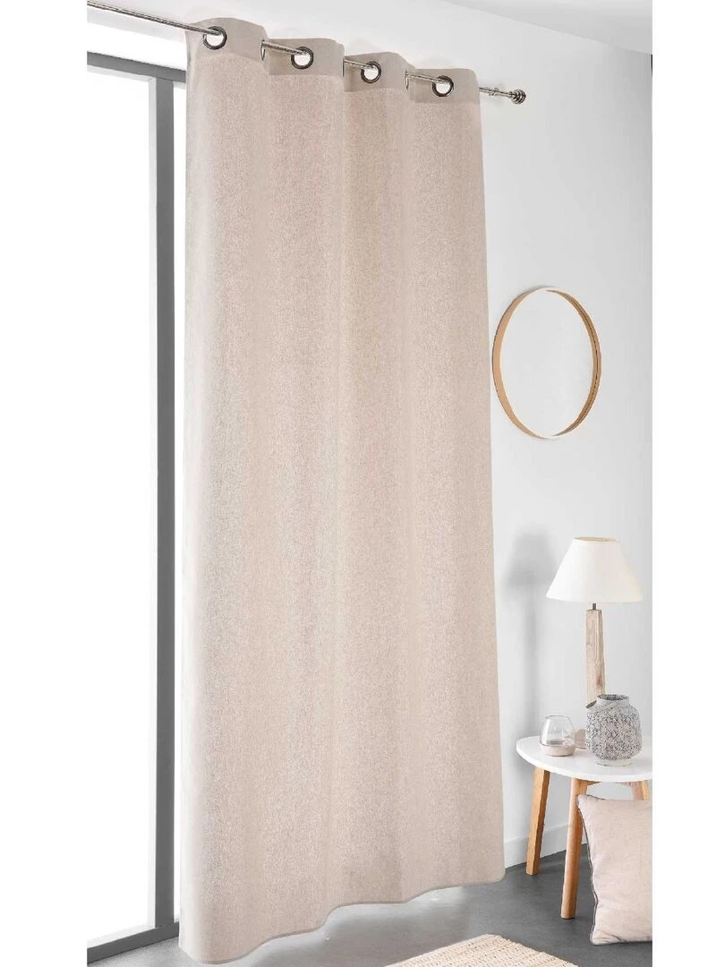Rideau esprit naturel Beige