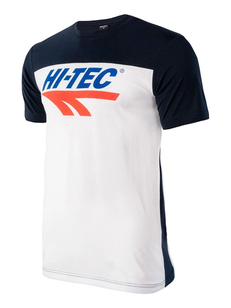 Hi Tec   T shirt RETRO   Blanc Bleu