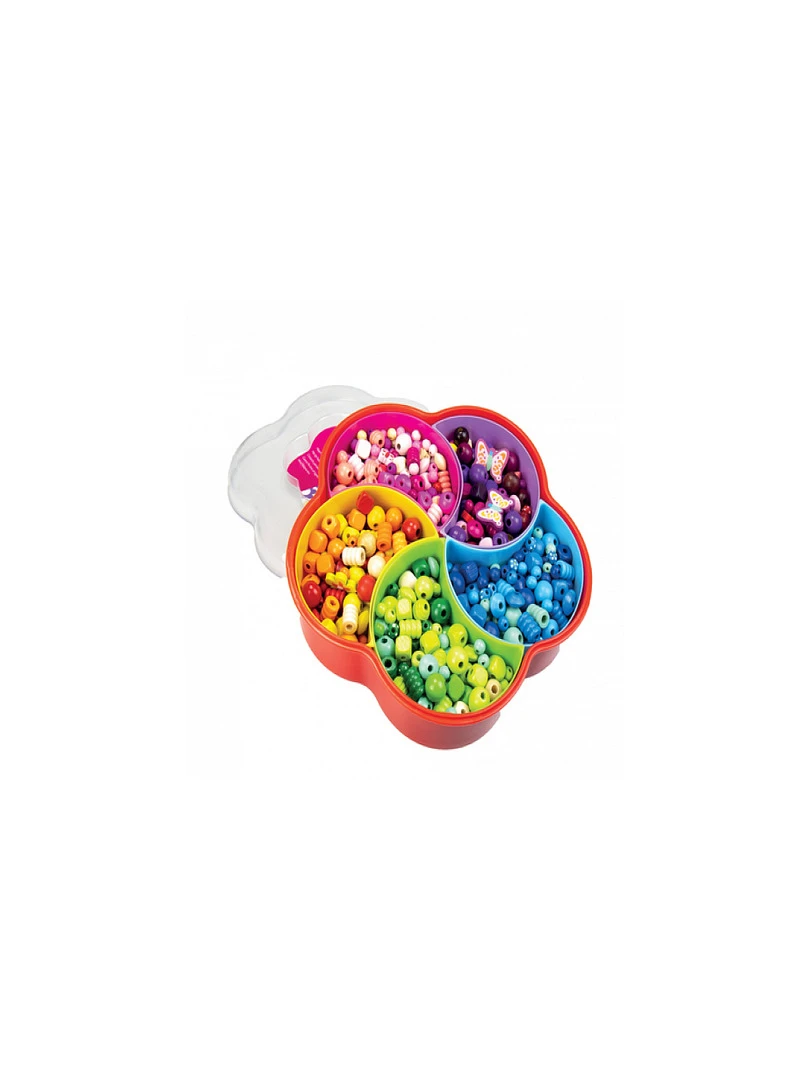 Farandole De Fleurs Perles Bois   N/A