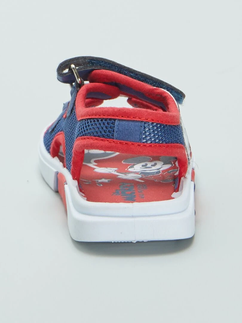 Sandales plates   bleu