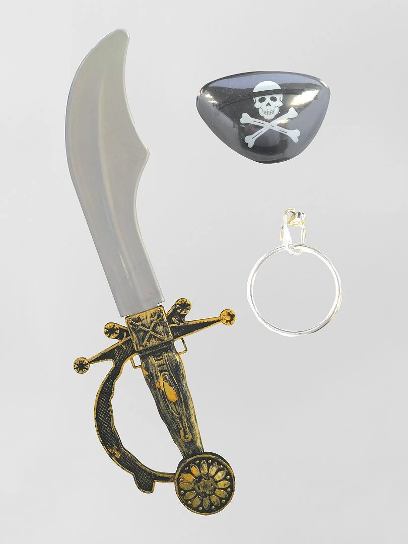 Epée de pirate + cache œil noir