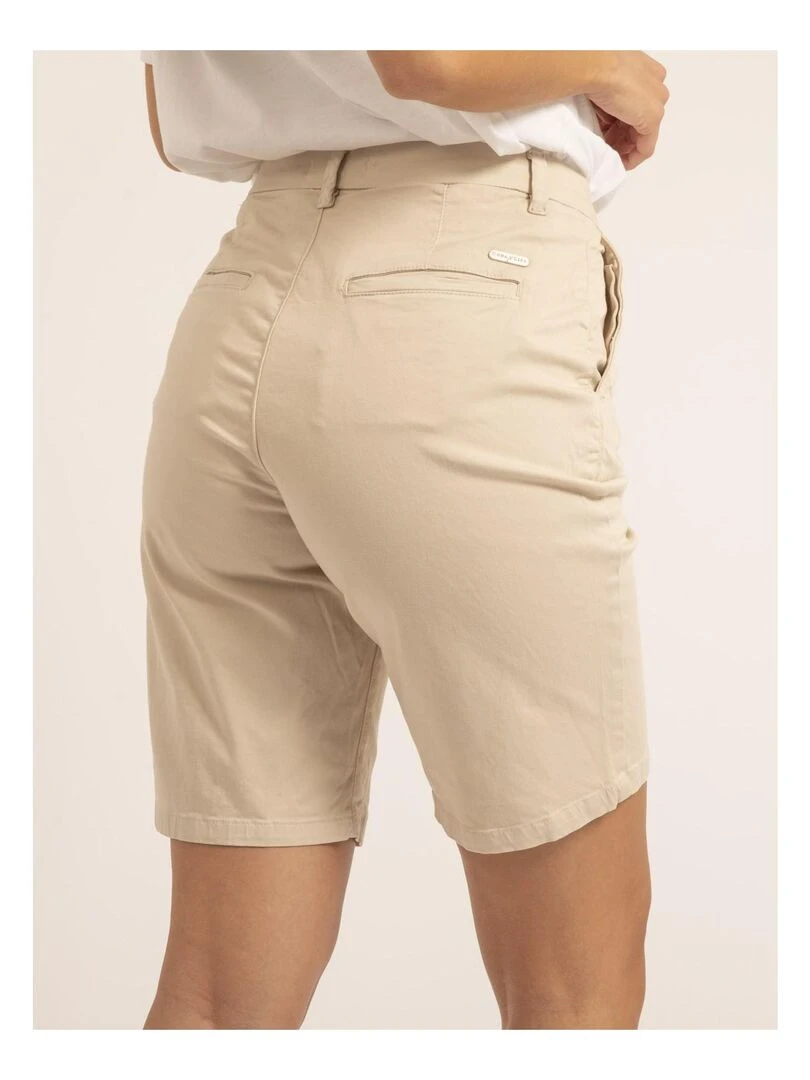 Bermuda chino slim XILAMA Beige
