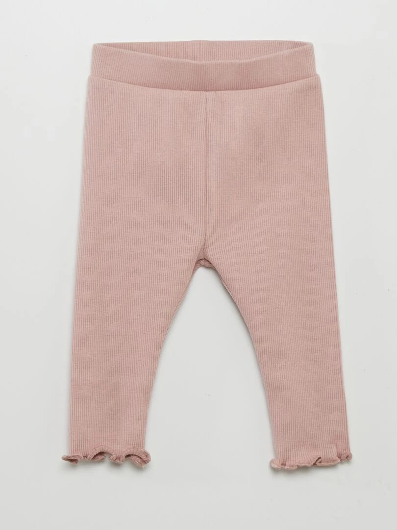 Ensemble legging + t shirt imprimé   2 pièces   Vieux rose