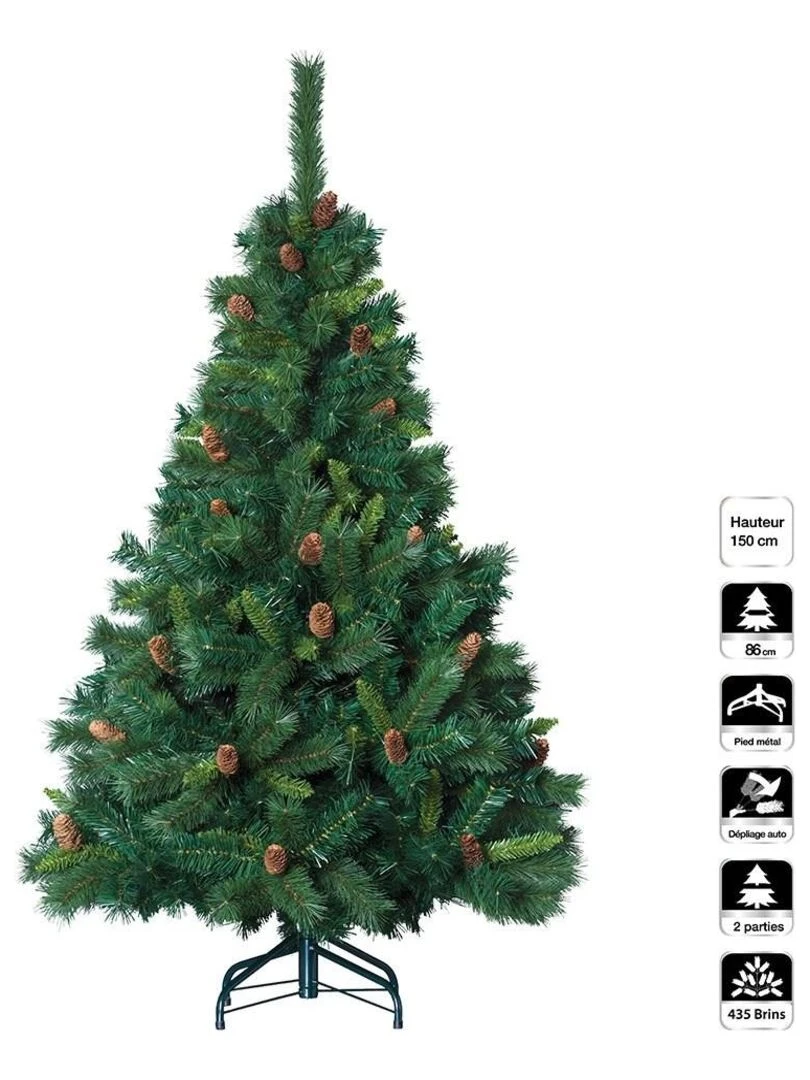 Sapin de Noël Royal Majestic 150 cm   Vert