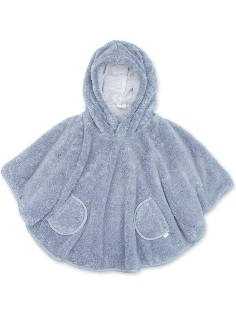Bemini Poncho de voyage Softy et jersey Bleu gris