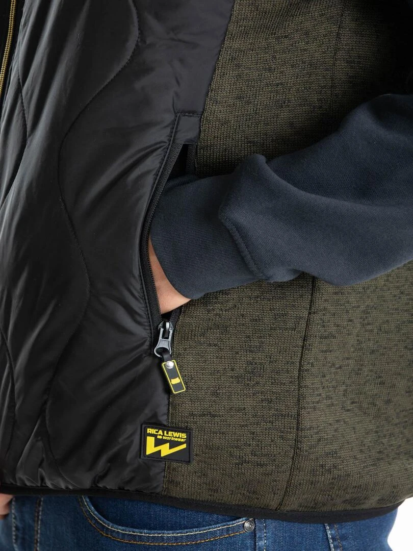 Gilet sans manches matelassé ARCHIE 'Rica Lewis'   Kaki