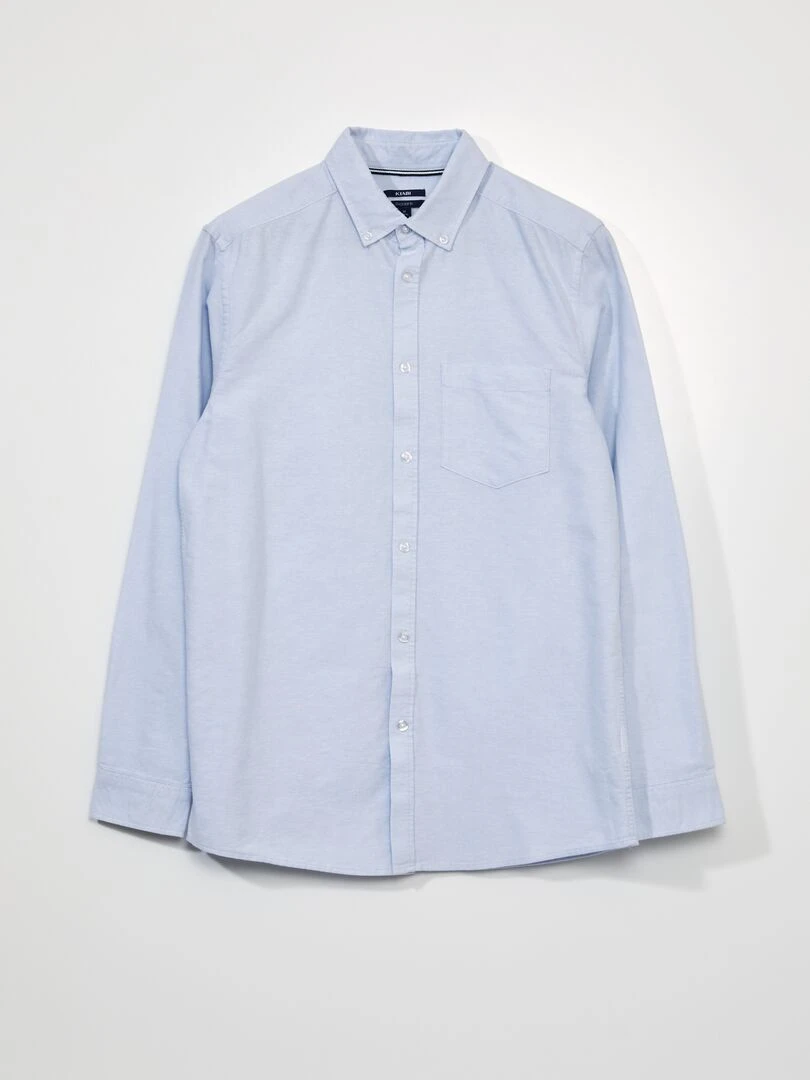 Chemise oxford Bleu