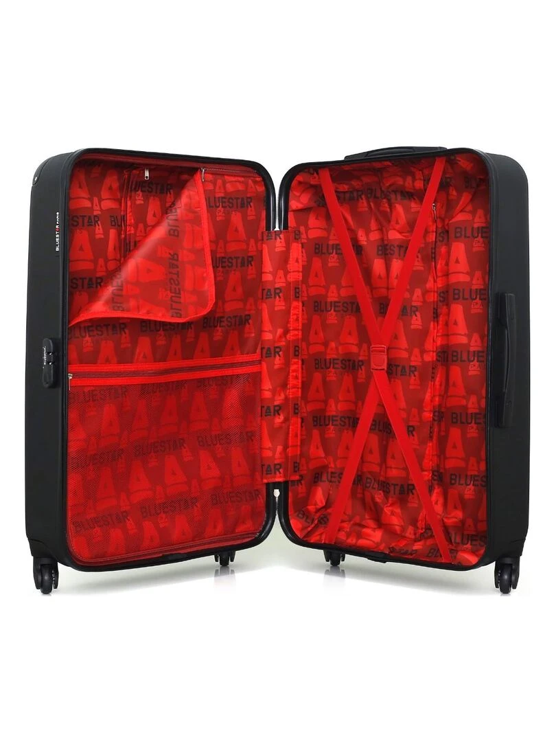 BLUESTAR   VALISE GRAND FORMAT RIGIDE BUCAREST   Noir