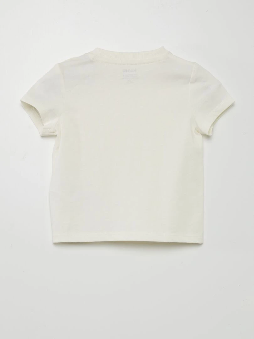 T shirt à manches courtes avec poches   blanc