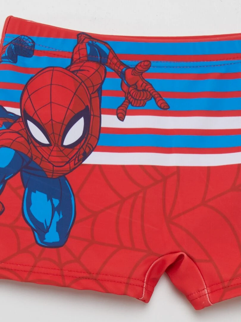 Boxer de bain 'Spiderman'   Rouge
