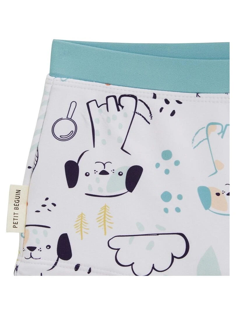 Maillot de bain bébé 2 pièces t shirt de protection UV & boxer Elliot   Bleu