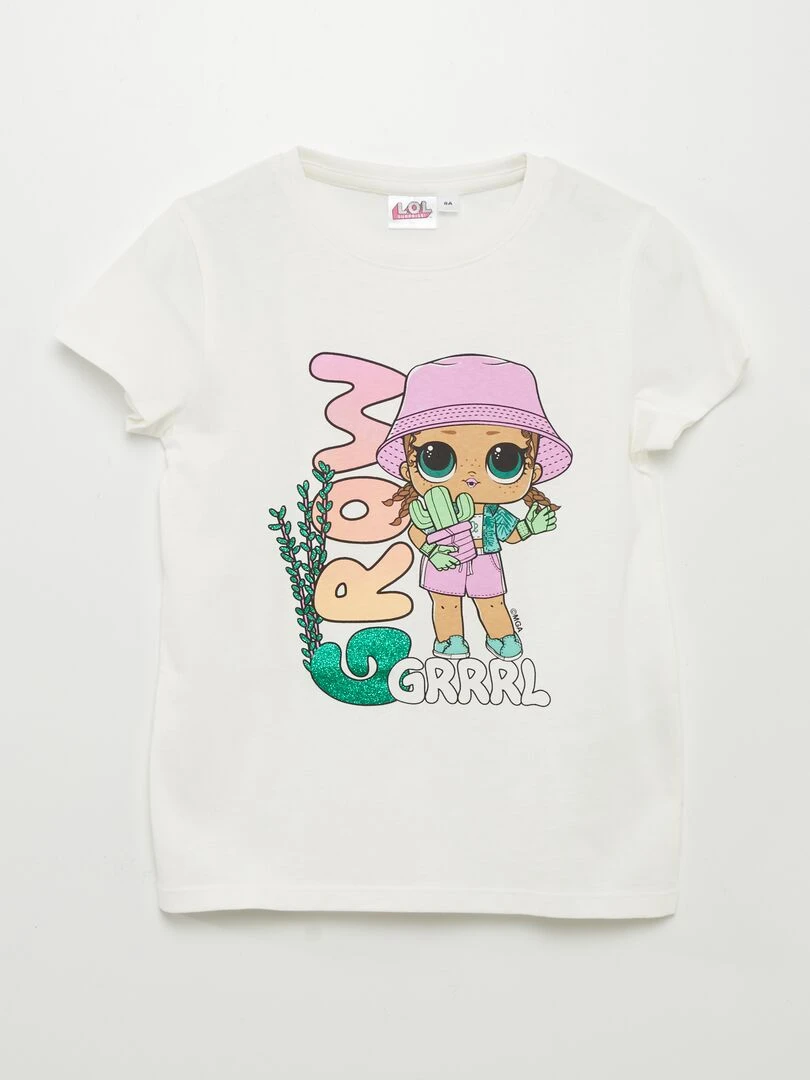 Ensemble court 2 pièces 'LOL Surprise'   blanc