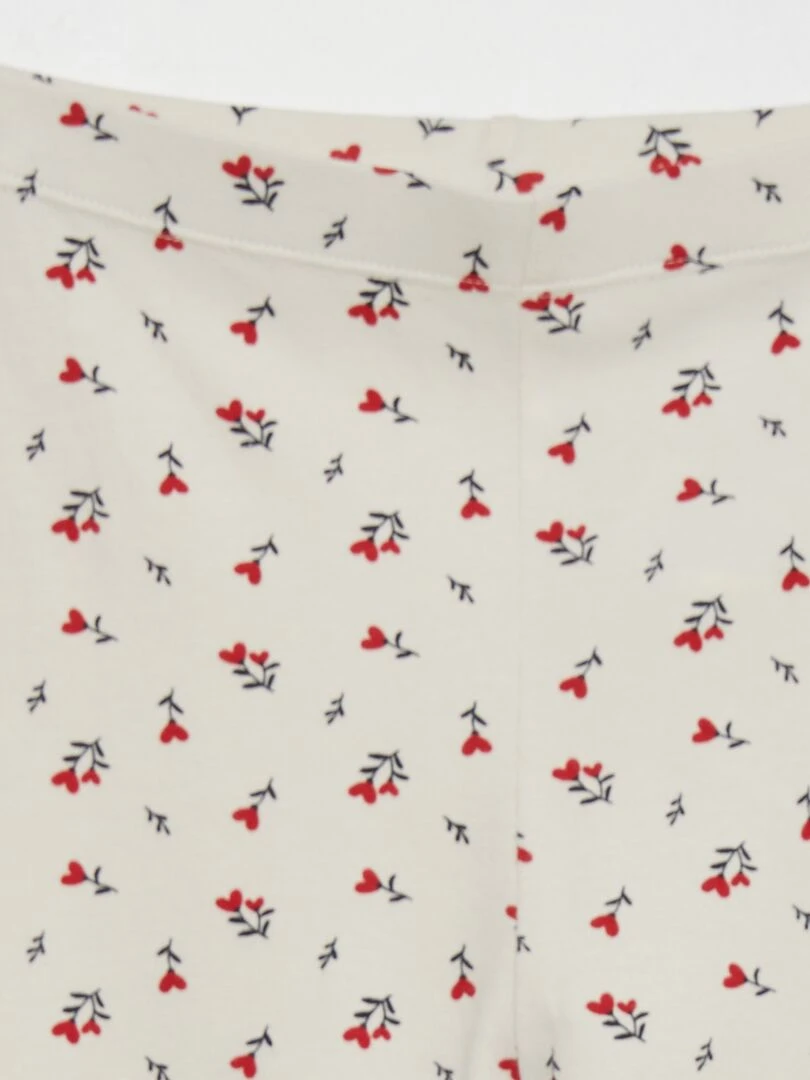 Legging long à motifs   Beige