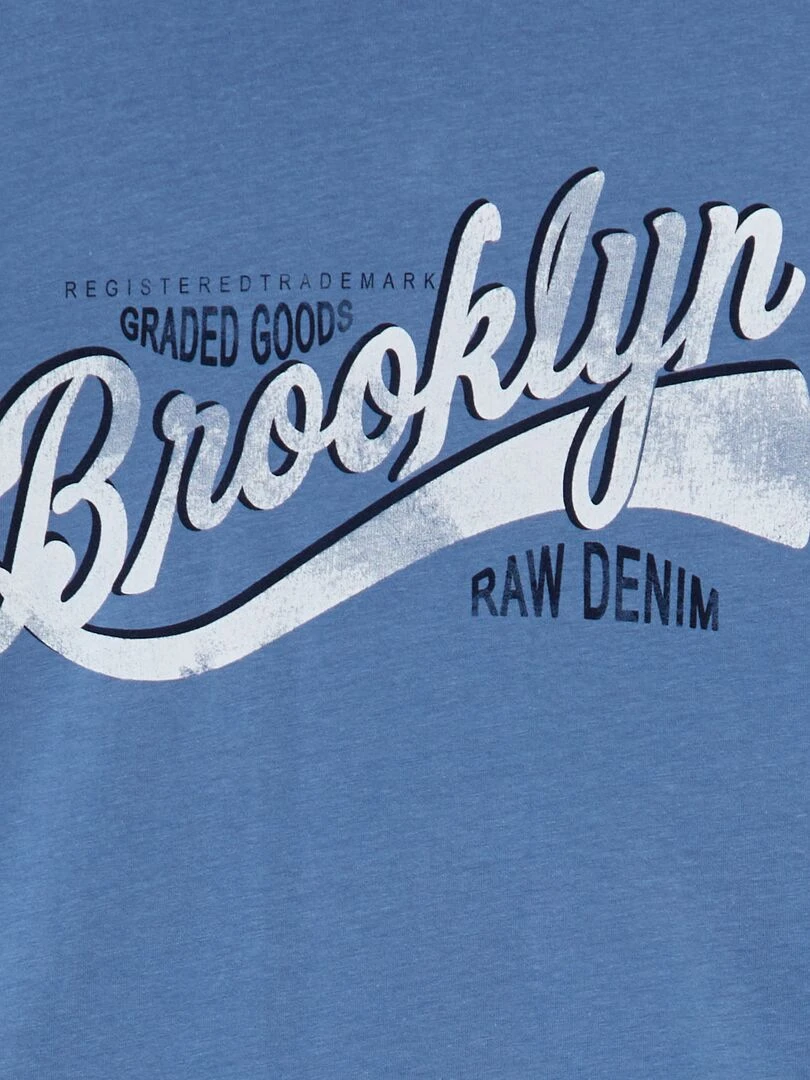 T shirt à col rond 'Produkt' Bleu