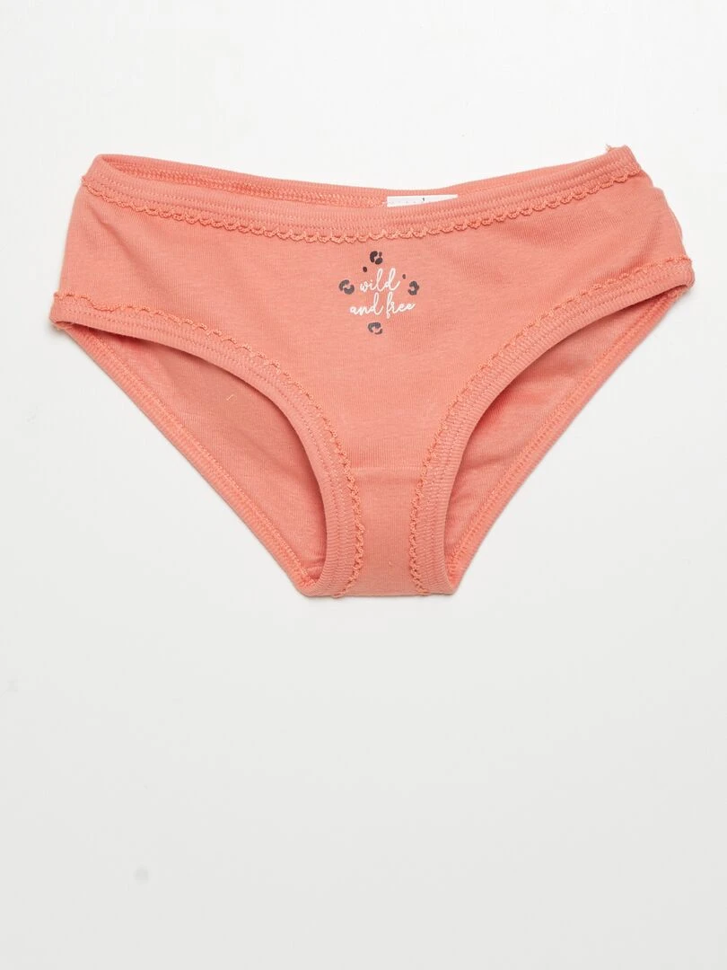 Lot de 2 débardeurs + 3 culottes   5 pièces   Jaune