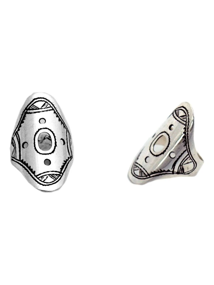 Bague chevalière touareg   Argent