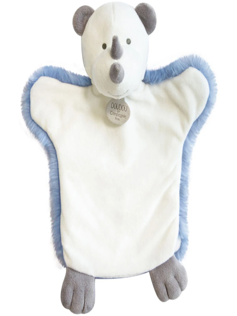Doudou marionnette Rhinocéros N/A
