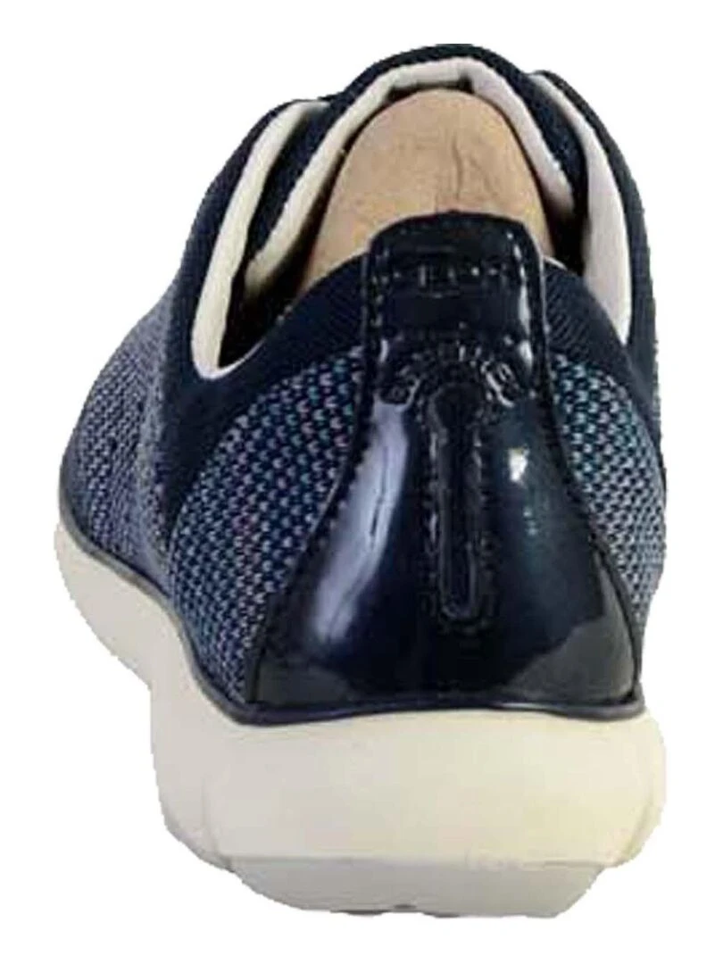 Basket Geox D Nebula. C   KNITT.TEXT. + SUEDE   Bleu