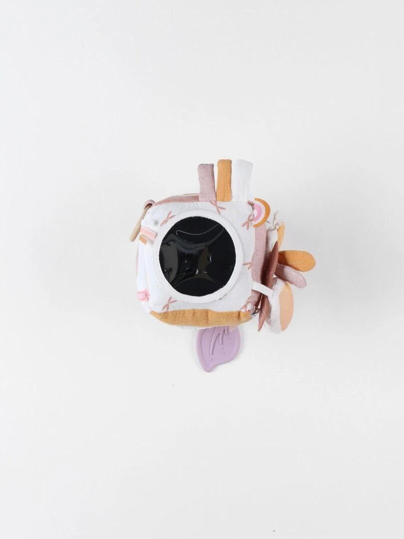 Cube d'activités Babou & Kendi en Veloudoux   Noukie's   Beige