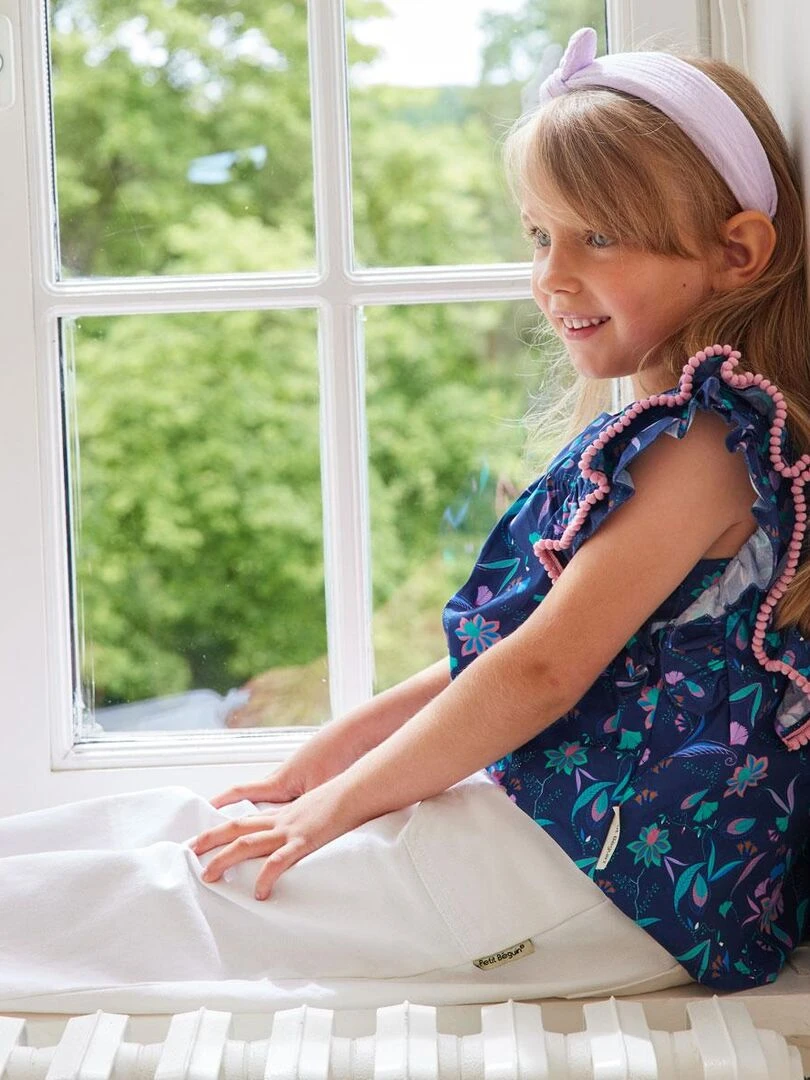 Blouse fille Mumbai   Bleu