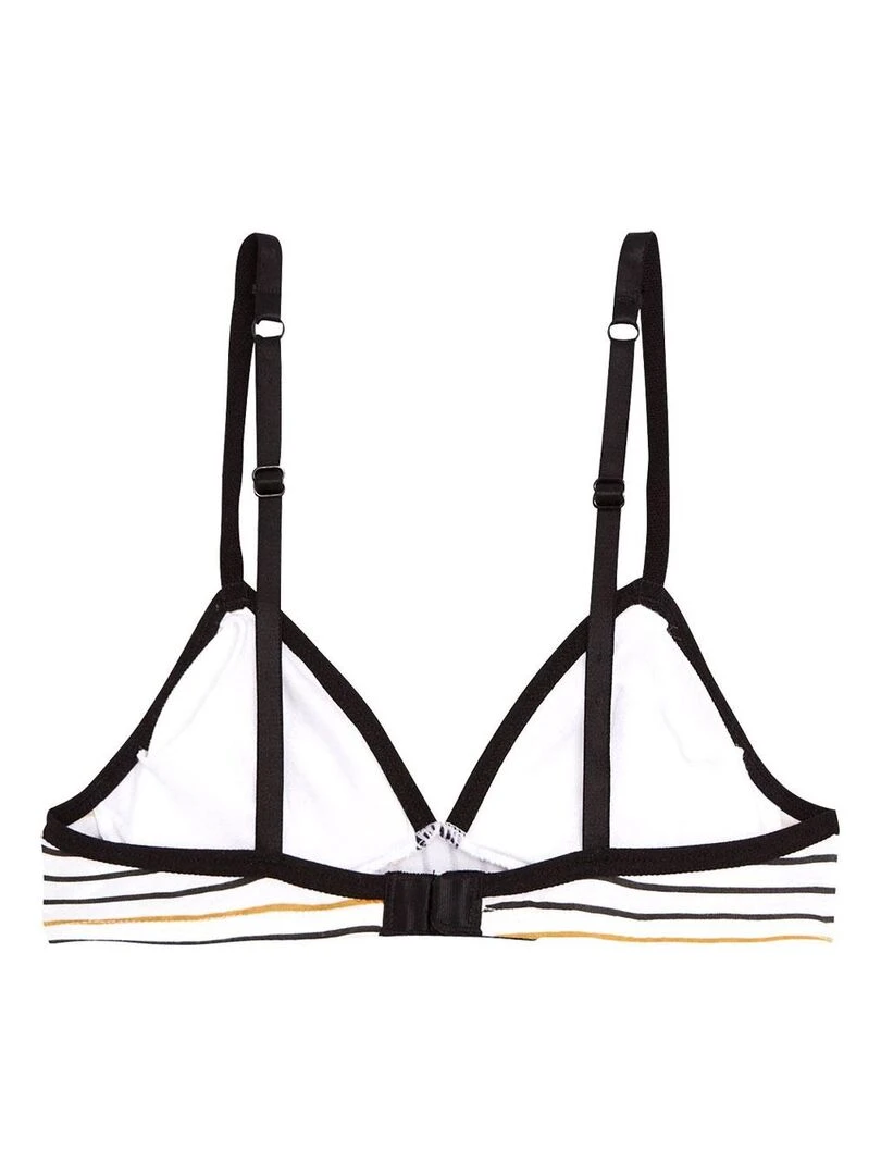 Soutien gorge souple avec mousse amovible Prague Blanc