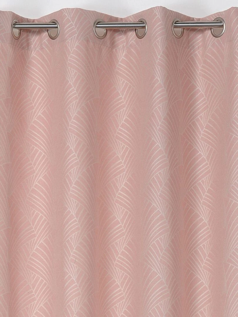Rideau d'ameublement imprimé art déco Rose clair