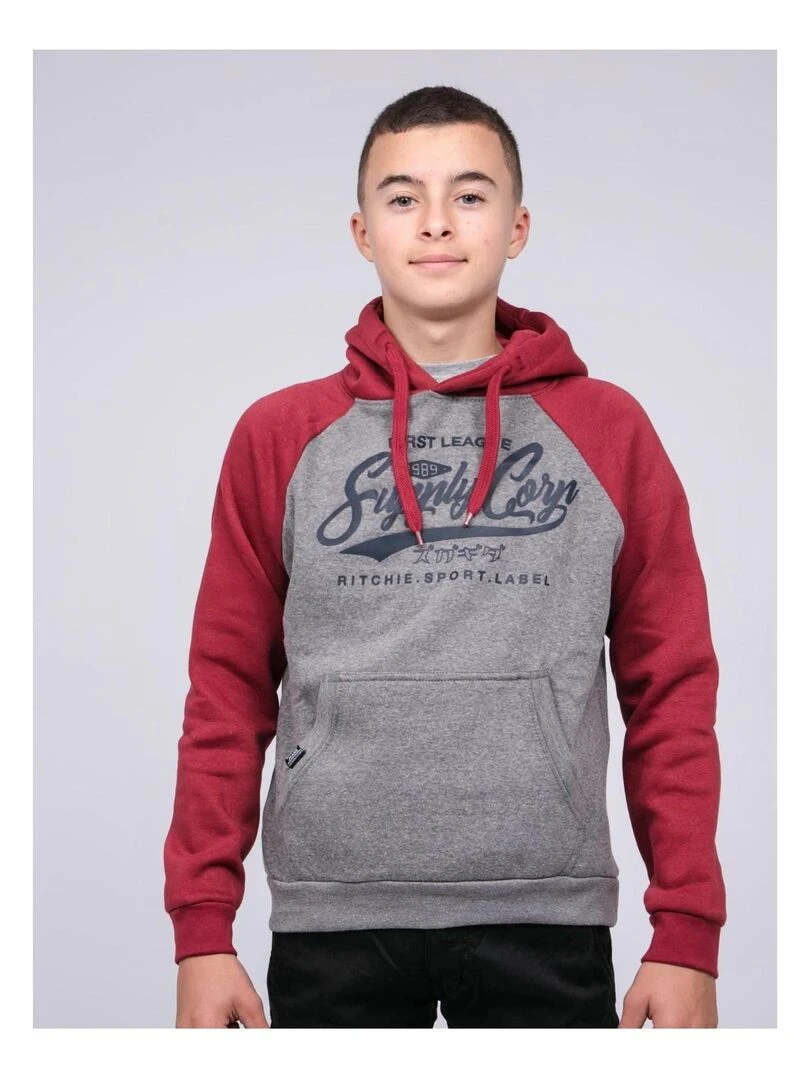 Sweat capuche WANDERLUST J Bordeaux