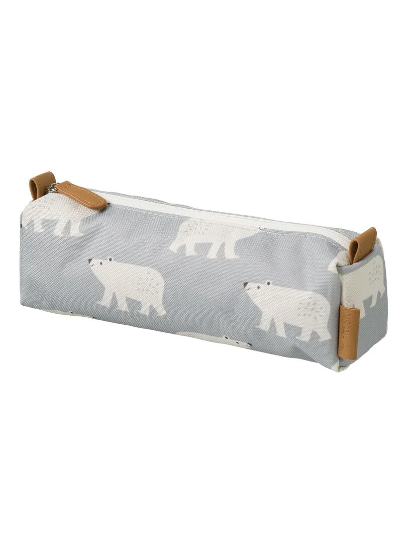 Trousse scolaire Ours polaire Gris