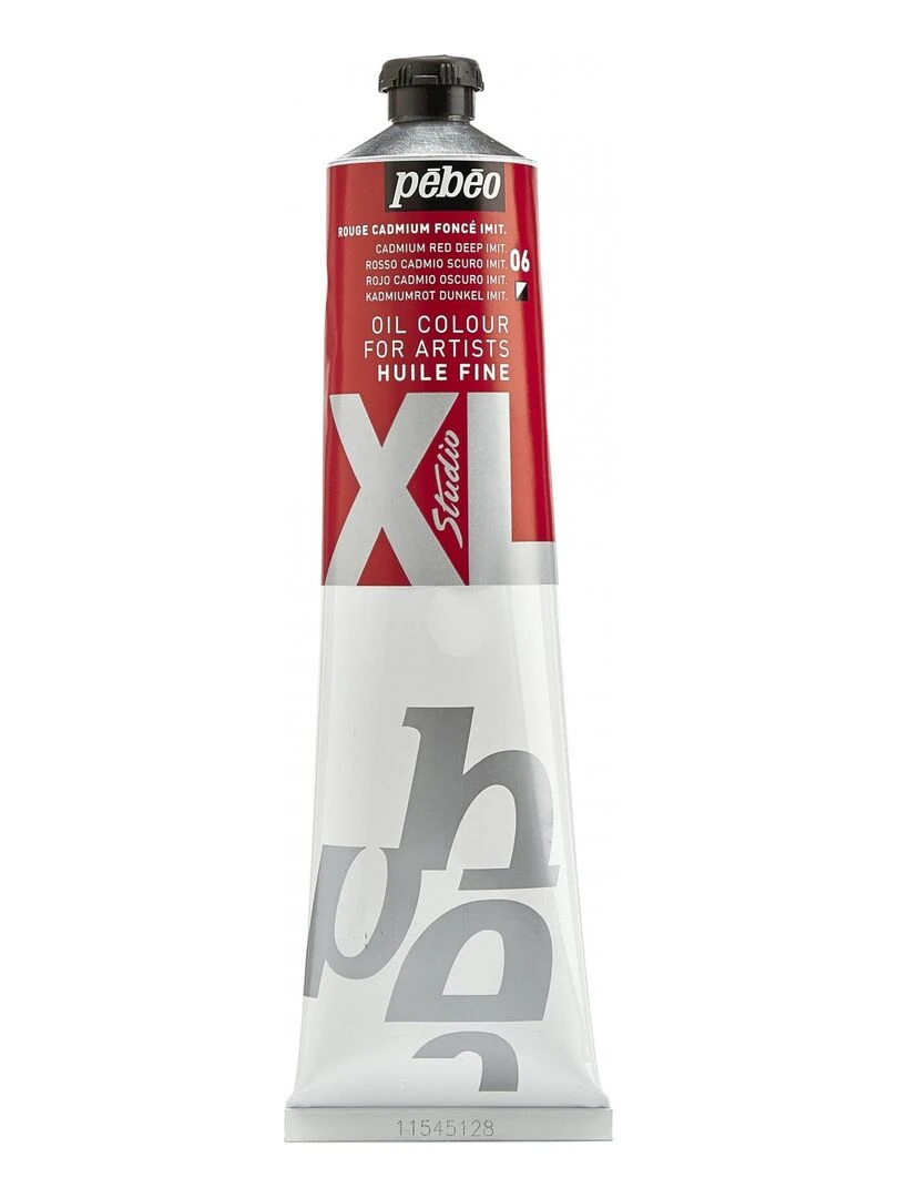 Peinture à l'huile fine XL Studio Rouge de cadmium foncé 200 ml N/A