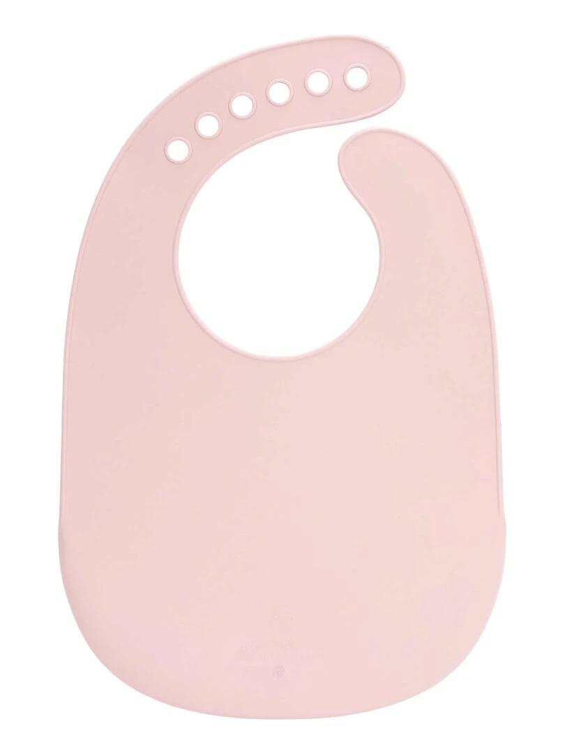 Bavoir en silicone Rose Multicolore