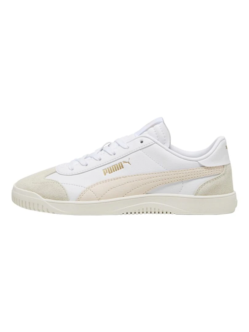 Basket Cuir Puma Club 5v5 SD Blanc