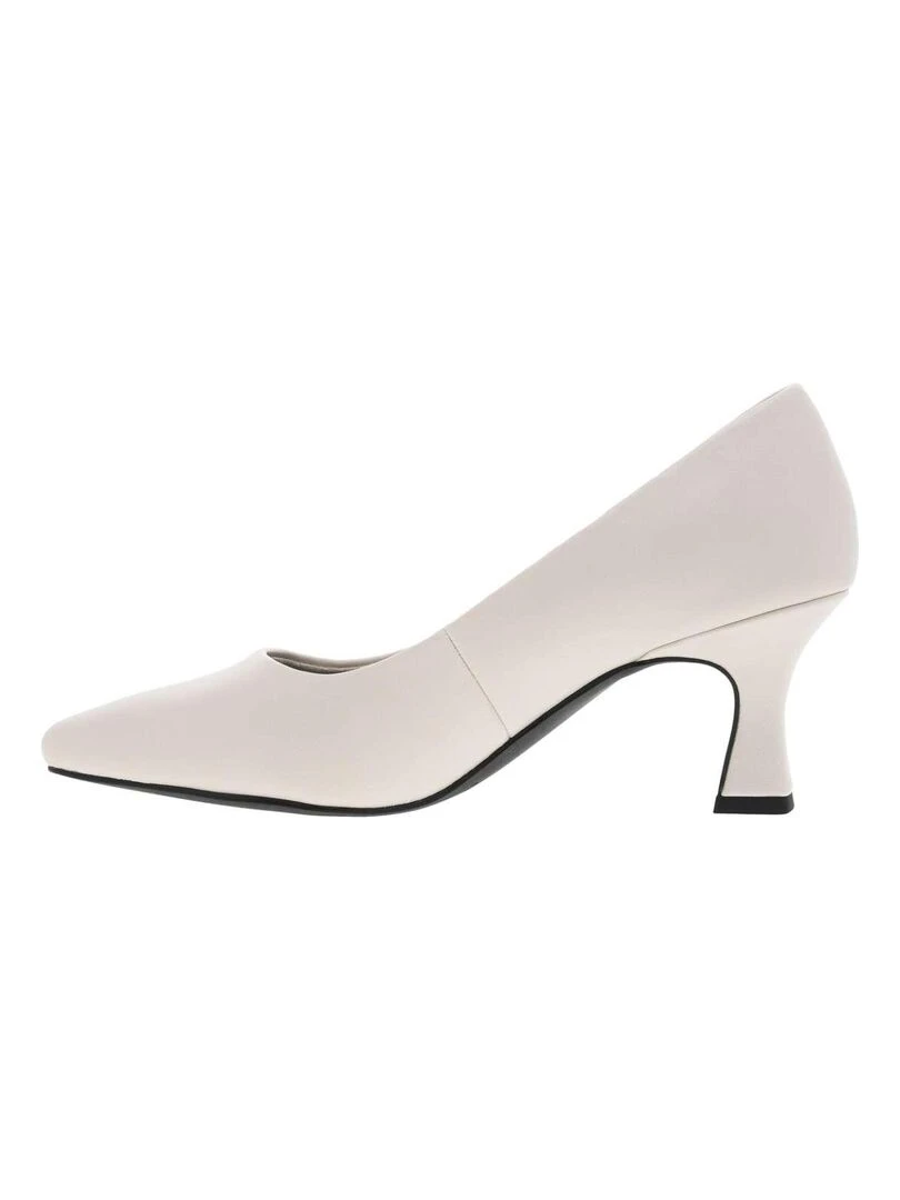 MARCO TOZZI   Escarpins talon décroché moyen   Blanc cassé