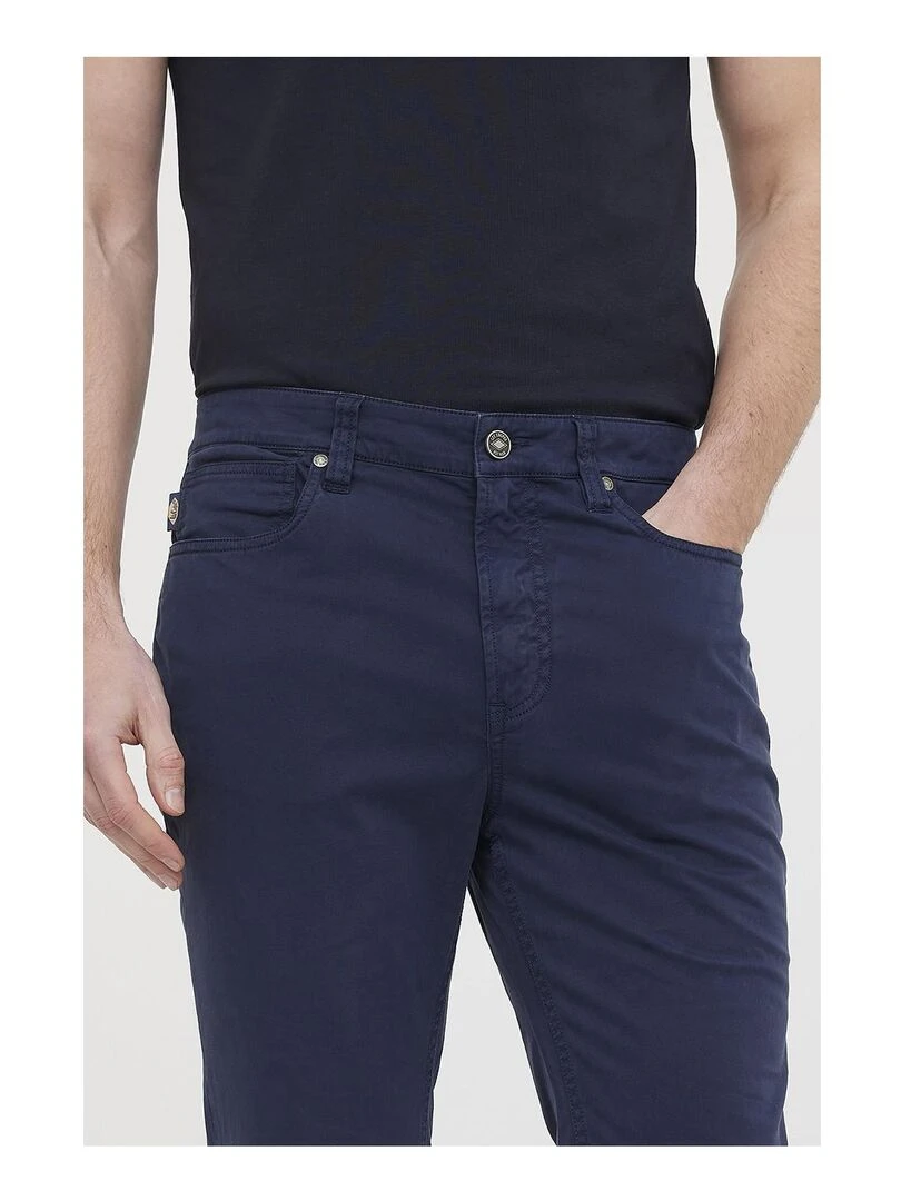Lee Cooper   Pantalon coton straight LC126   Bleu marine