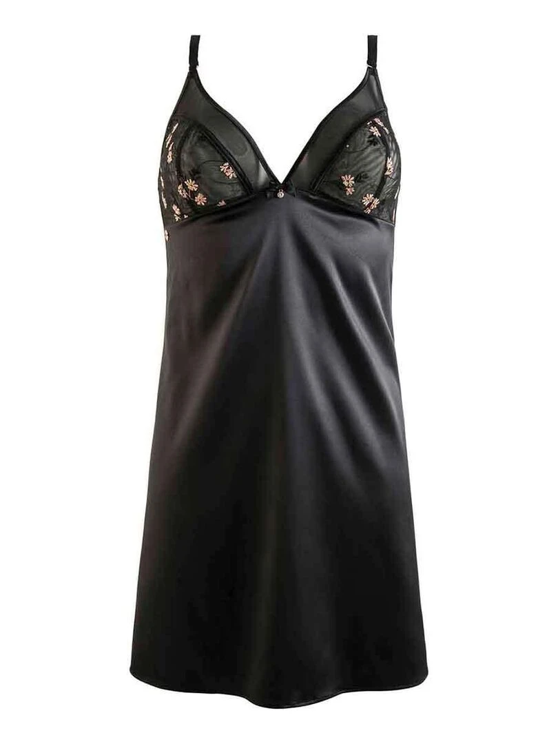 Nuisette COEUR JOYEUX Brigitte Bardot Lingerie Noir