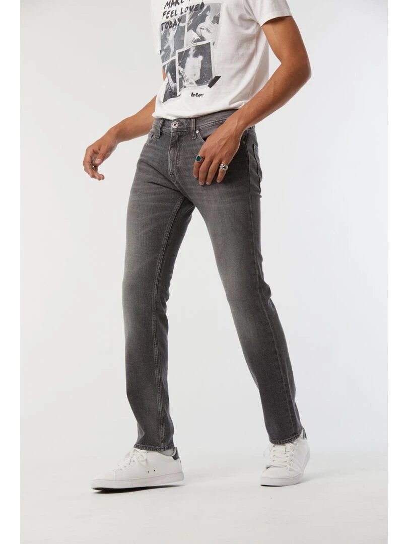 Lee Cooper Jean coton straight LC122 Gris