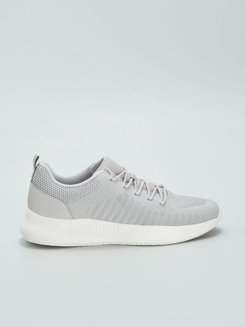 Baskets en mesh esprit running Gris