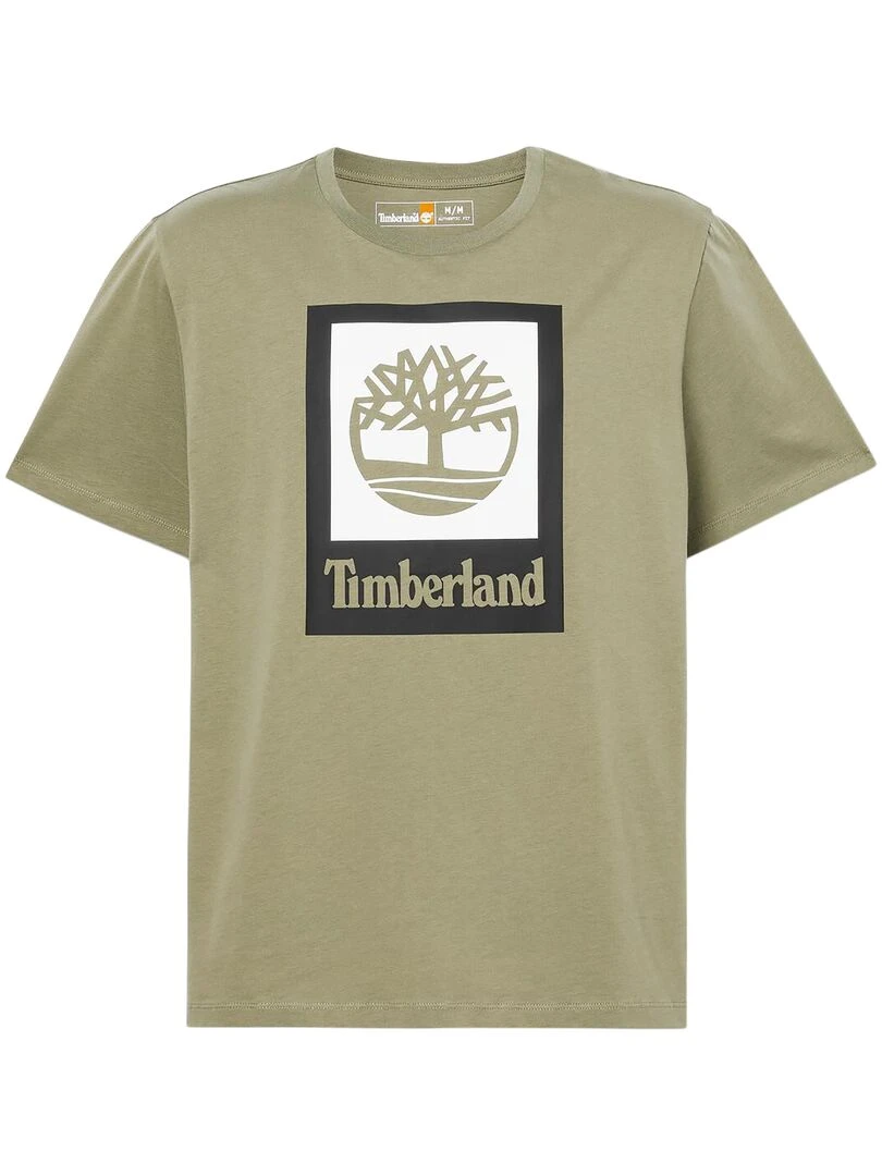 Tee Shirt Timberland Colored Short Sleeve   Vert