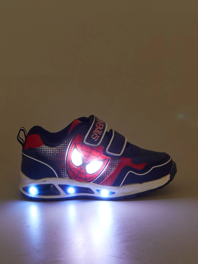 Baskets lumineuses 'Spider Man'   Bleu/rouge